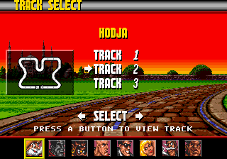 Street Racer screenshot 3 for Sega Mega Drive
